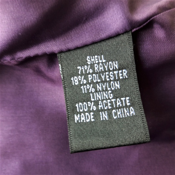 Adrianna Papell Evening Shimmer Jacket Ruffled Collar Black Jeweled Buttons 6P - Picture 8 of 8